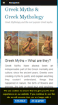 Mobile Screenshot of greekmyths-greekmythology.com