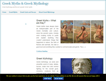 Tablet Screenshot of greekmyths-greekmythology.com